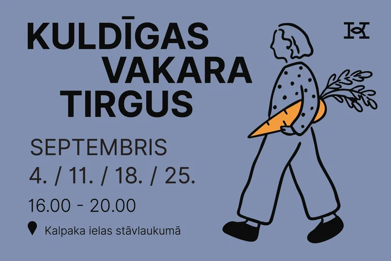Kuldīgā 4. septembrī notiks Vakara tirgus: laiks un vieta
