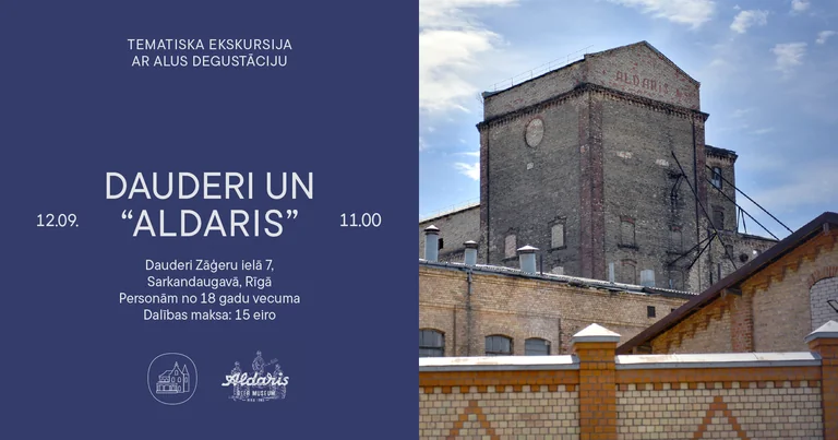 Rīgā 12. septembrī: “Dauderi un Aldaris” par 15 eiro